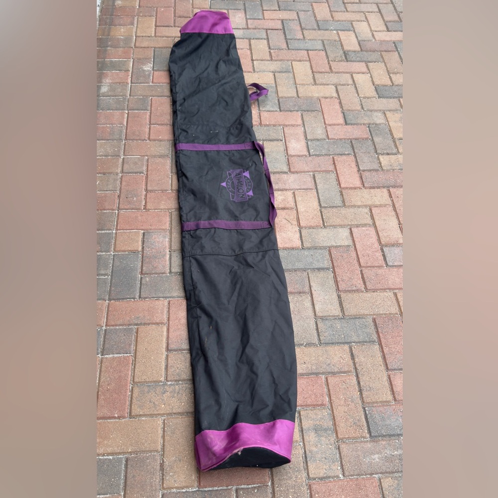 Athalon Black and Purple Ski Bag, pre-owned